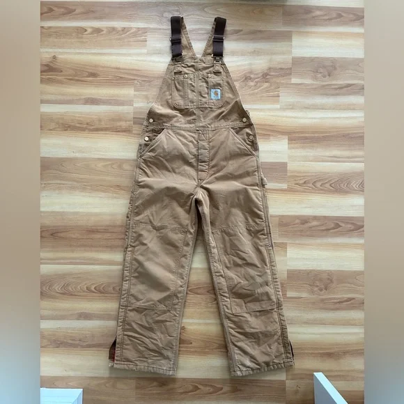 Vintage Carhartt Coveralls Bibs Size 34 X 30 - Picture 1 of 2